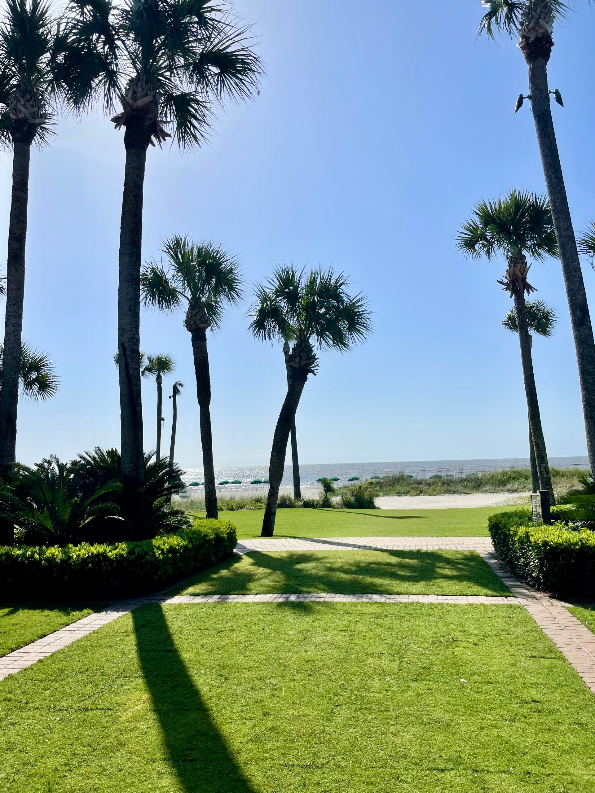 Sea Island beach path